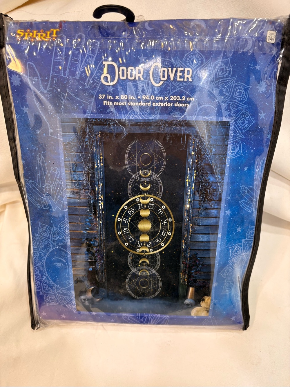 New Spirit Halloween Moon Phases Door Cover